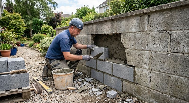 Block Wall Repair in Oceanside, CA