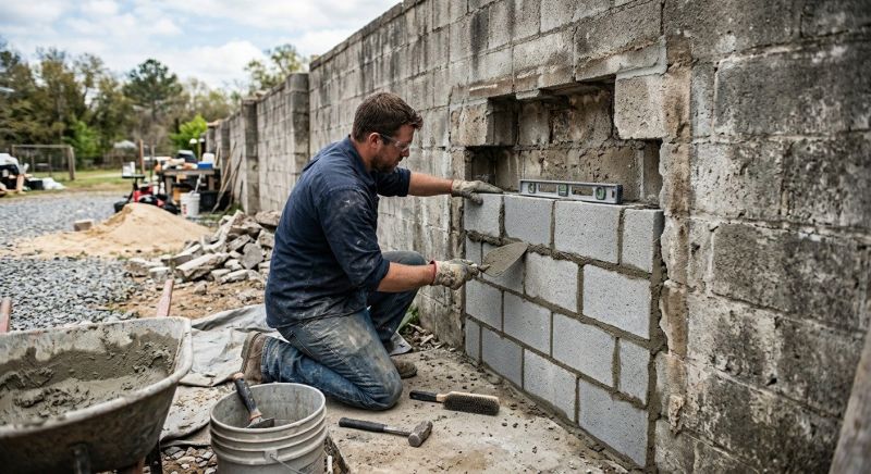Block Wall Repair in Rancho Santa Fe, CA