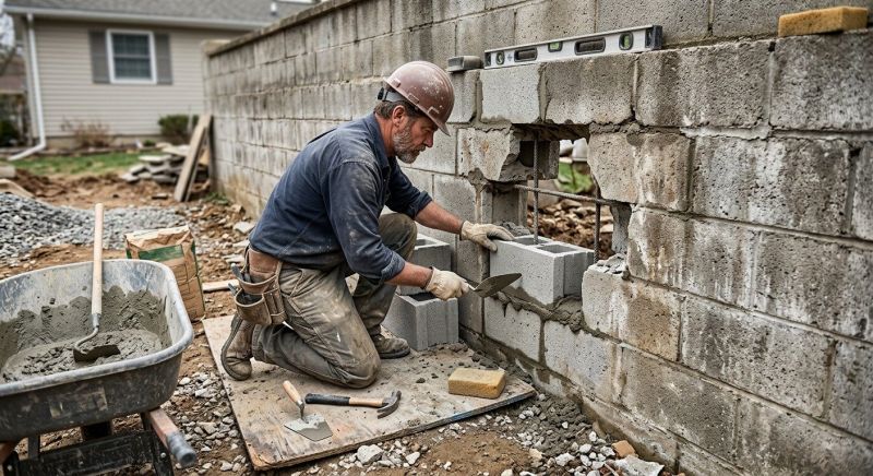Block Work Repair in Carlsbad, CA