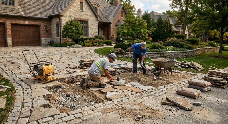 Brick Driveway Repair in Carlsbad, CA