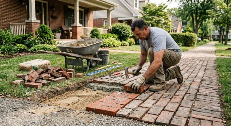 Brick Flatwork Repair in San Marcos, CA