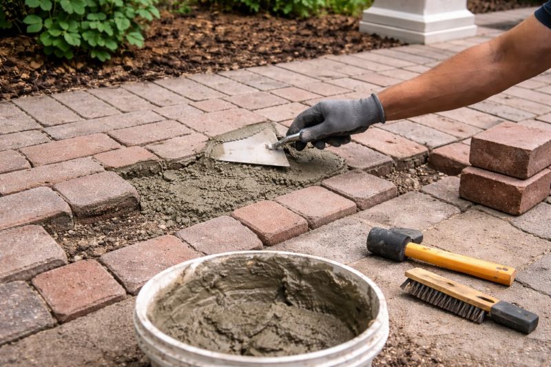 Brick Flatwork Repair in Valley Center, CA