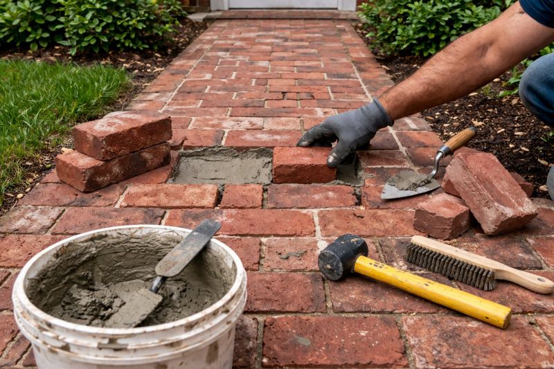 Brick Pathway Repair in Carlsbad, CA