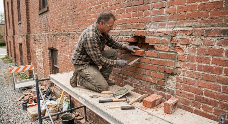 Brick Repair in Del Mar, CA