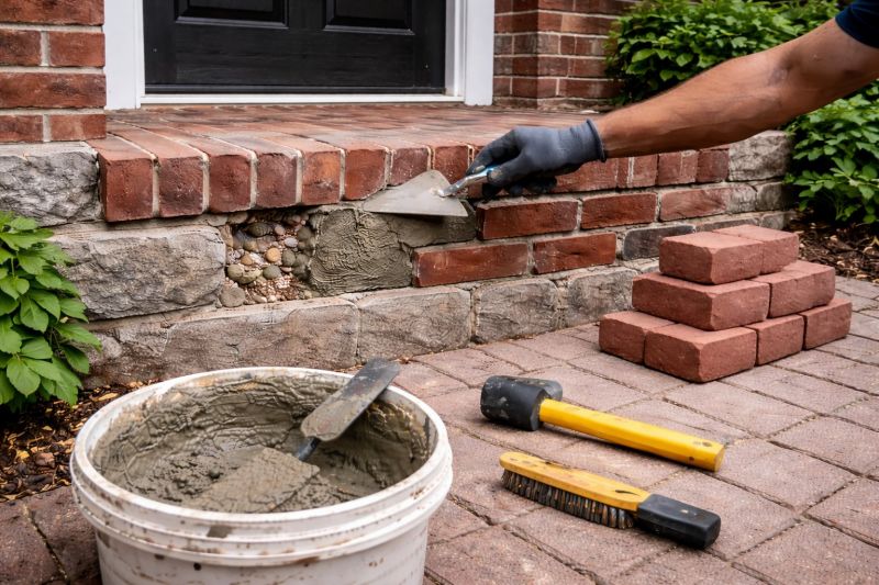 Brick Steps Repair in Carlsbad, CA