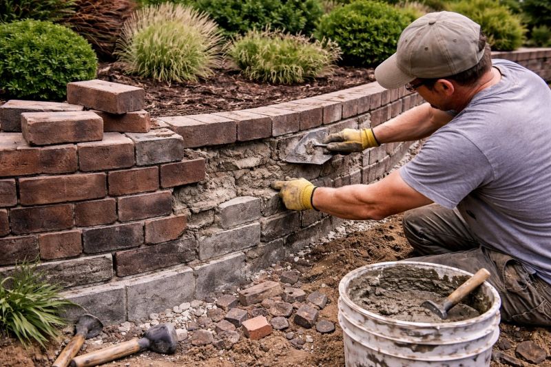 Brick Wall Repair in Escondido, CA