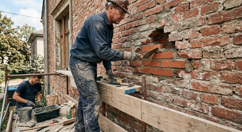 Brick Wall Repair in San Diego County, CA