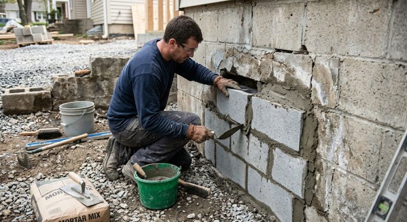 Concrete Block Repair in Escondido, CA