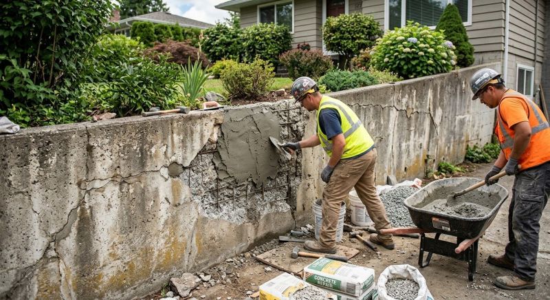 Retaining Wall Repair in Escondido, CA