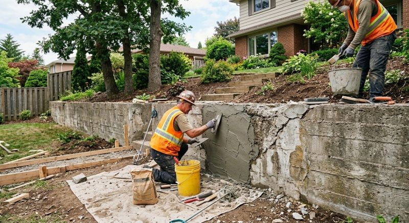 Retaining Wall Repair in Carlsbad, CA