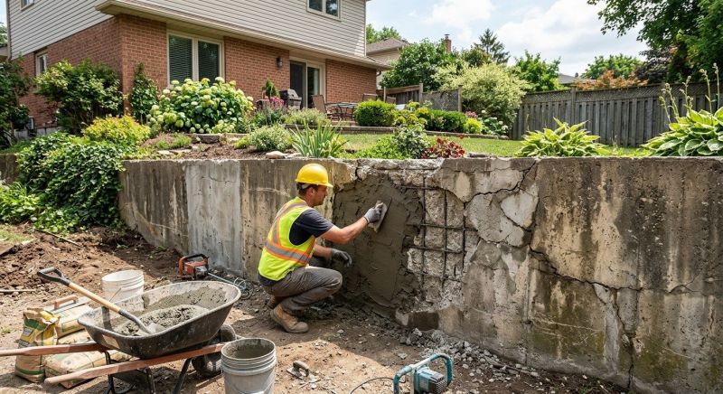 Retaining Wall Repair in Rancho Santa Fe, CA