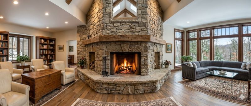 Stone Chimney Installation in La Jolla, CA
