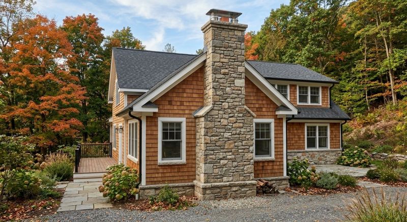 Stone Chimney Installation in San Diego County, CA