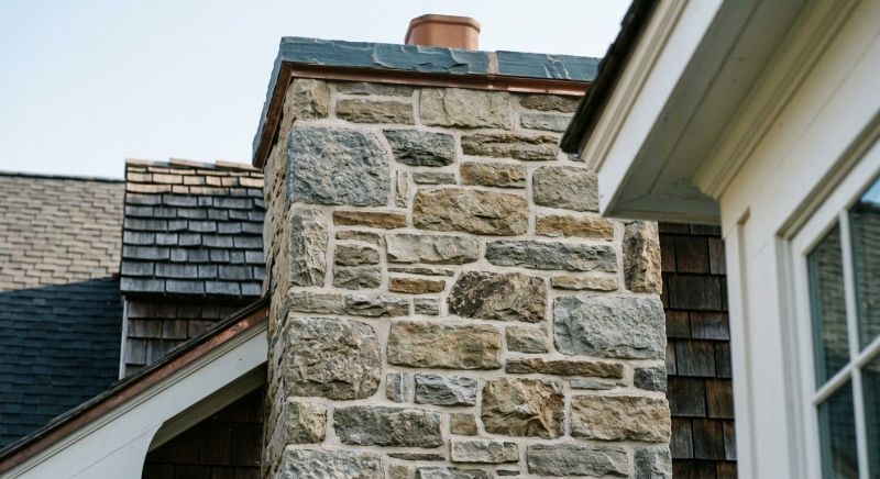 Stone Chimney Installation in Solana Beach, CA