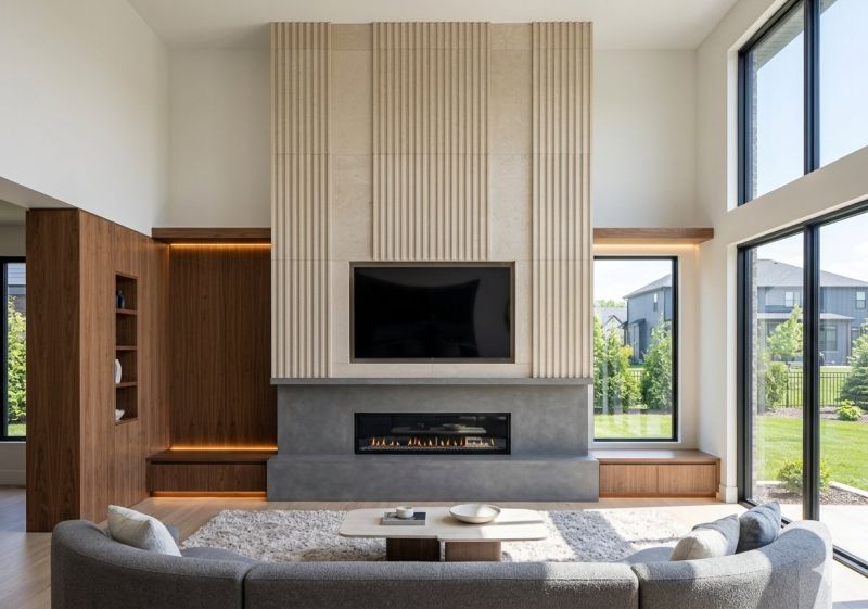 Stone Chimney Installation in Vista, CA