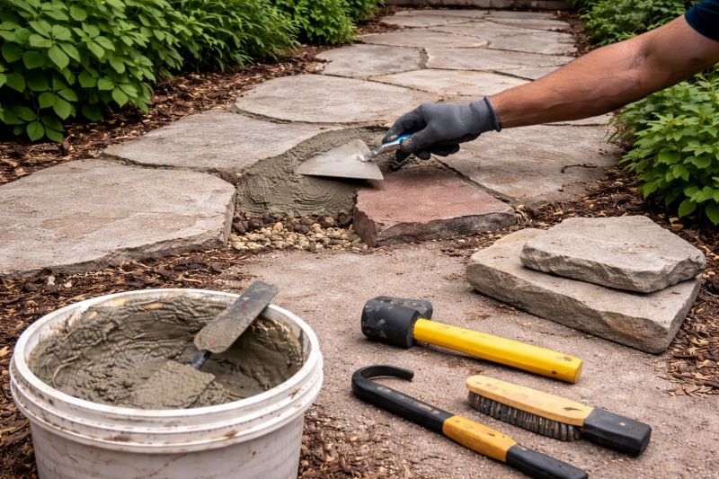 Stonework Repair in Valley Center, CA
